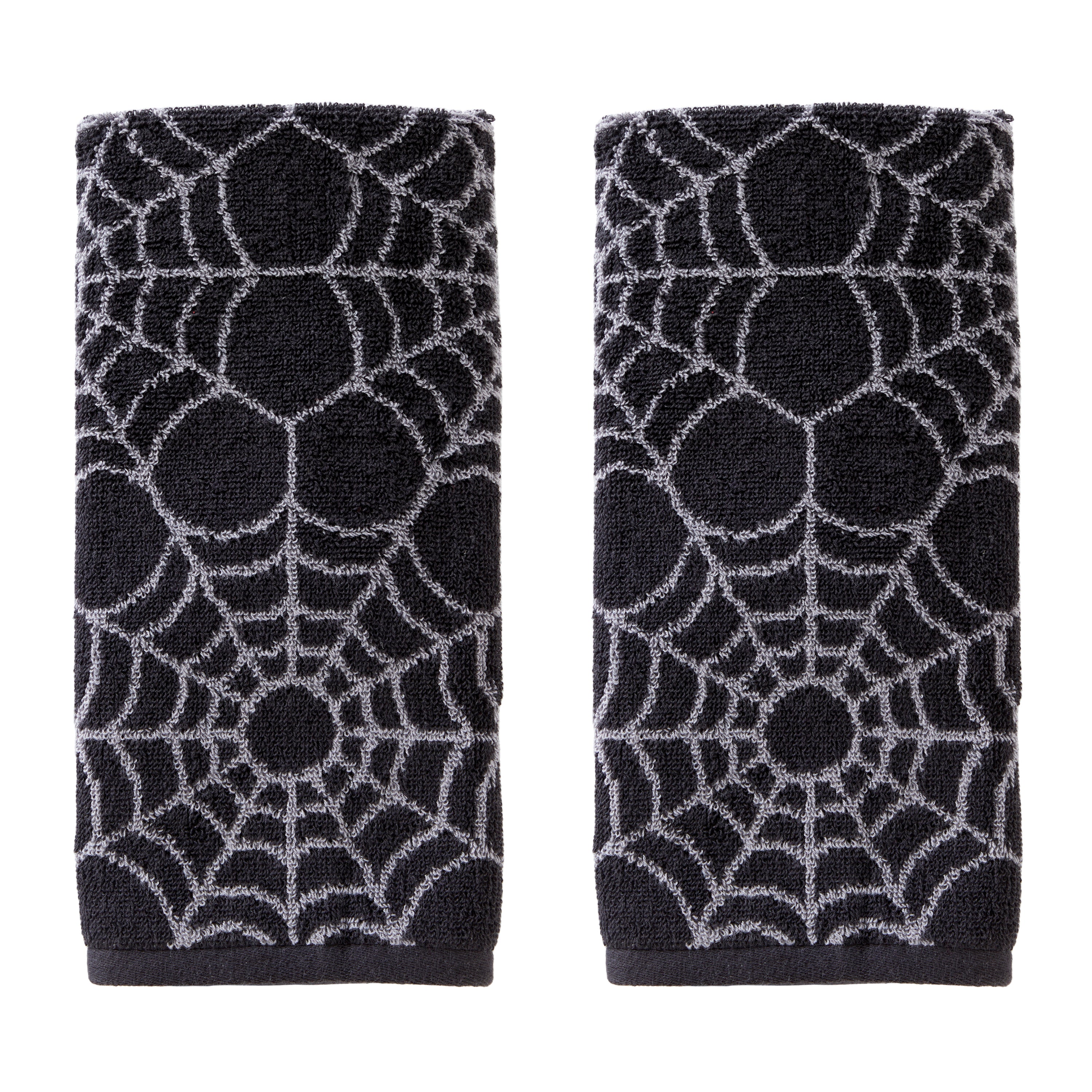 Halloween Spiderweb BOO Kitchen Towel, Orange Stripe Turkish Towel –  Candicouturedesigns