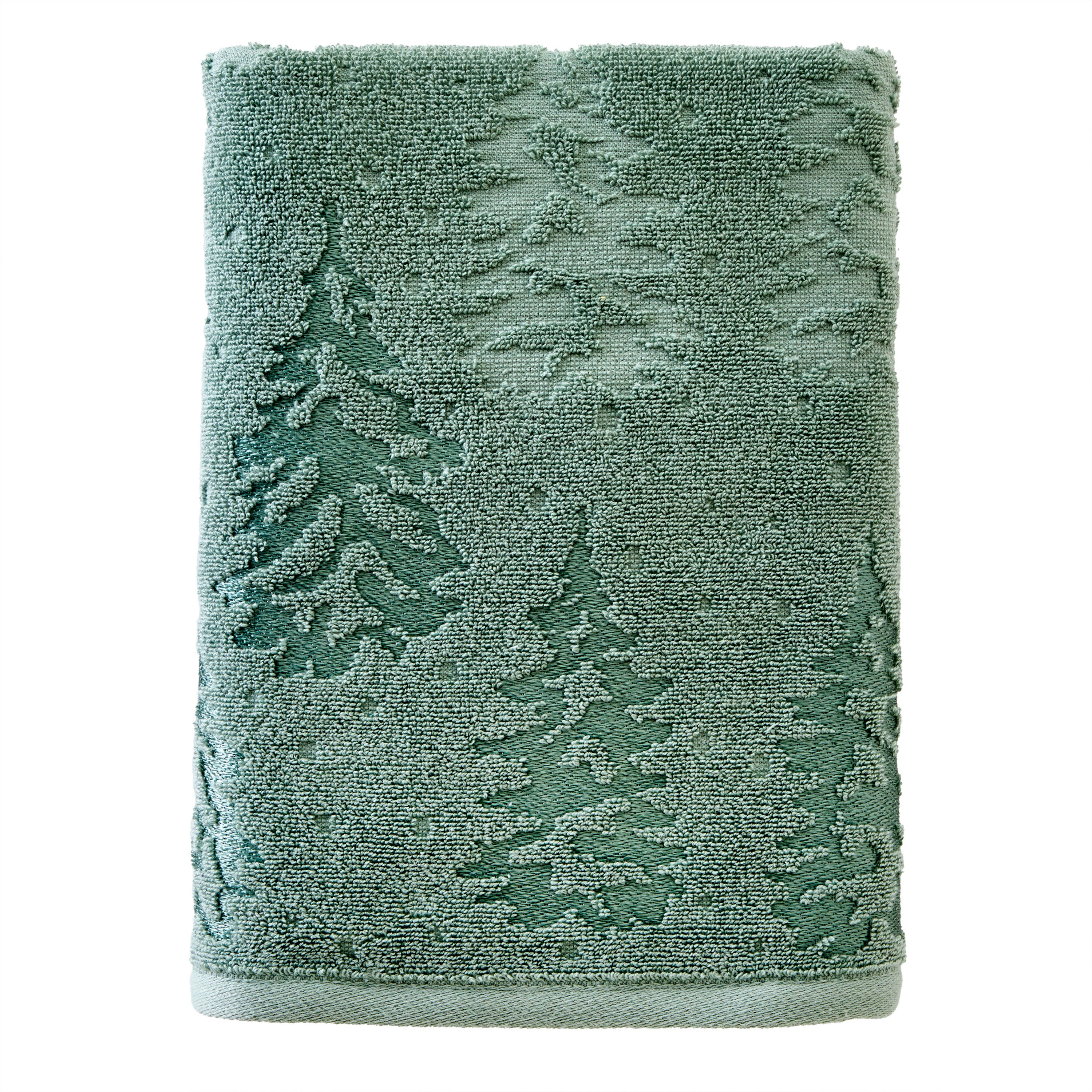 Wispy Trees Jacquard Bath Towel, Sage Wispy Trees Jacquard Bath Towel, Sage