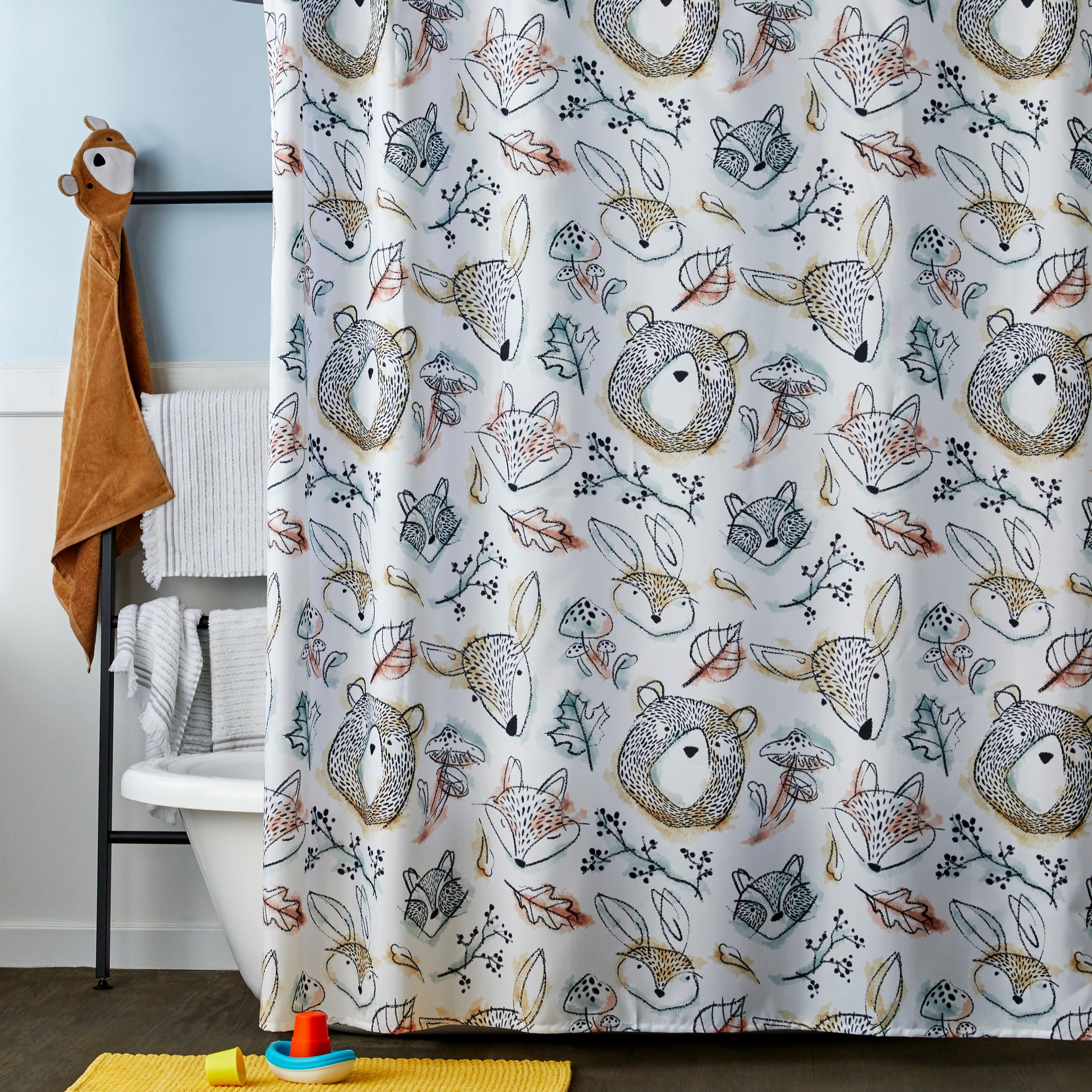 Woodland on sale shower curtain