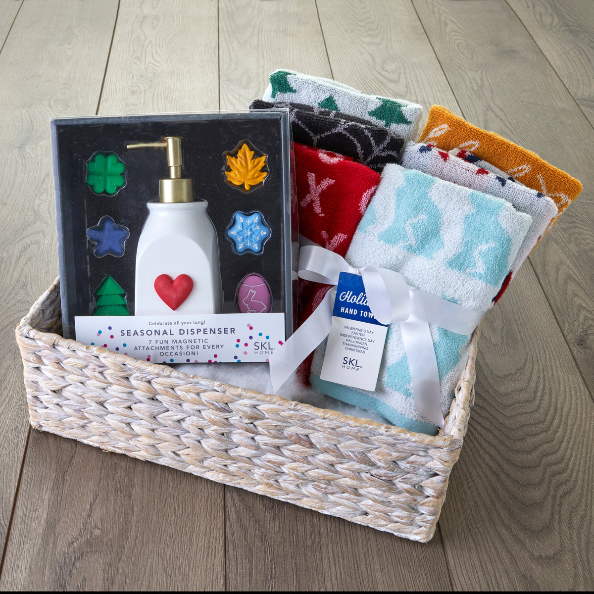 Seasonal 6pc Jacquard  Hand Towel Set