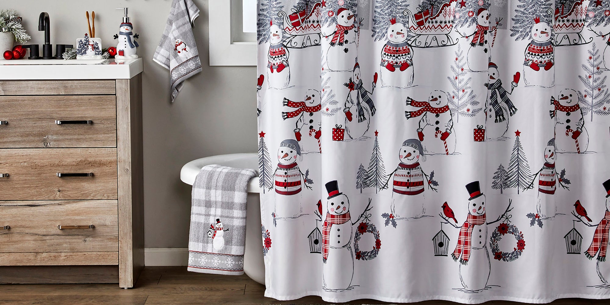 Whistler Snowman Collection, Gray