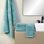 Classic SoftTouch 6-Piece Towel Set, Aqua Haze