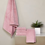 Classic SoftTouch 6-Piece Towel Set, Peony Pink