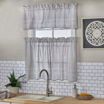 Adelyn Window Tier Pair, Gray, 58" x 36"