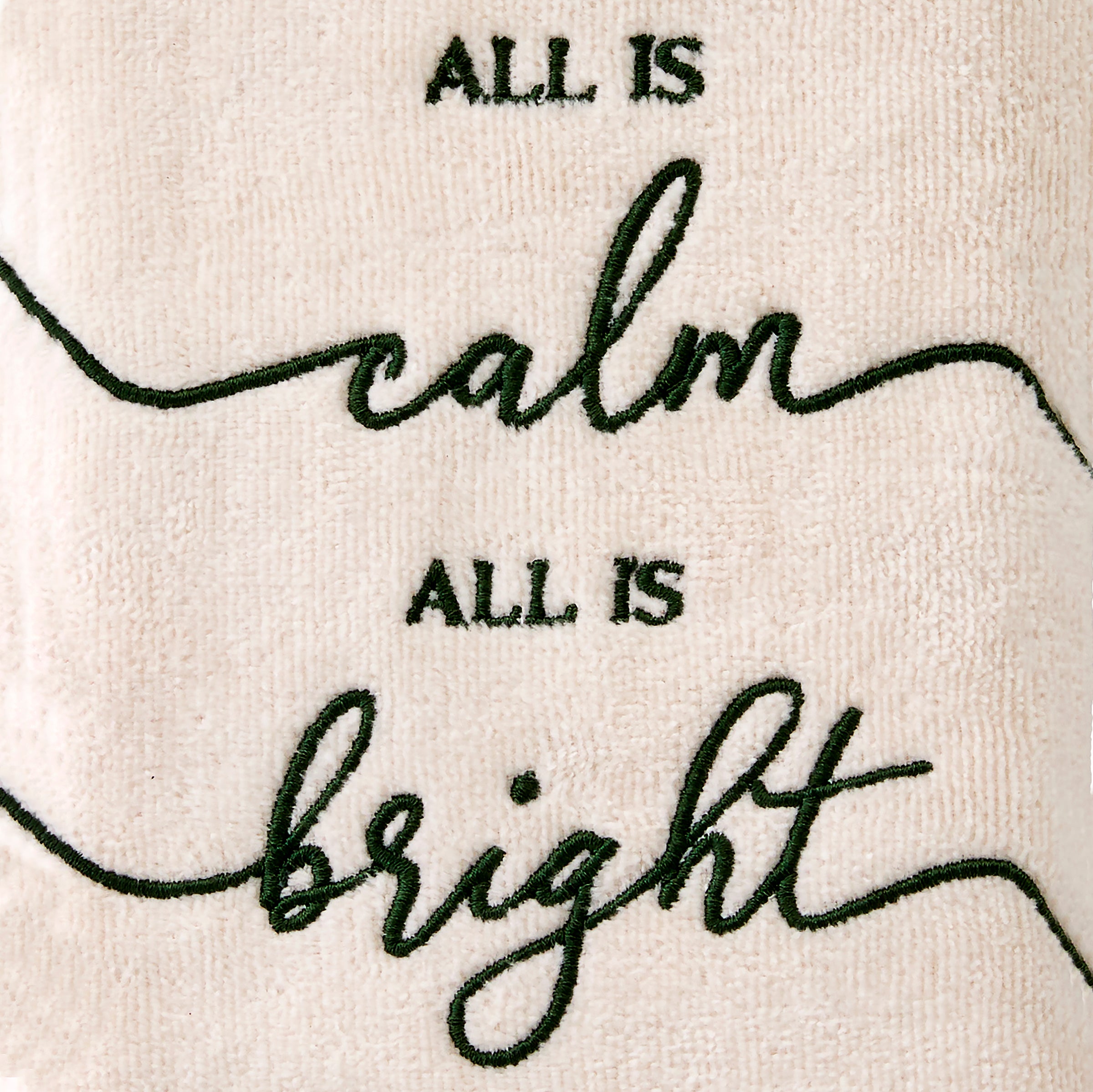 All Is Calm 2-Piece Hand Towel Set, Natural