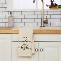 All Is Calm 2-Piece Hand Towel Set, Natural