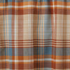 Amber Plaid Window Valance, Multi, 58" x 13"