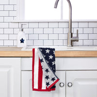 American Flag Jacquard Reversible 2-Piece Hand Towel Set, Multi