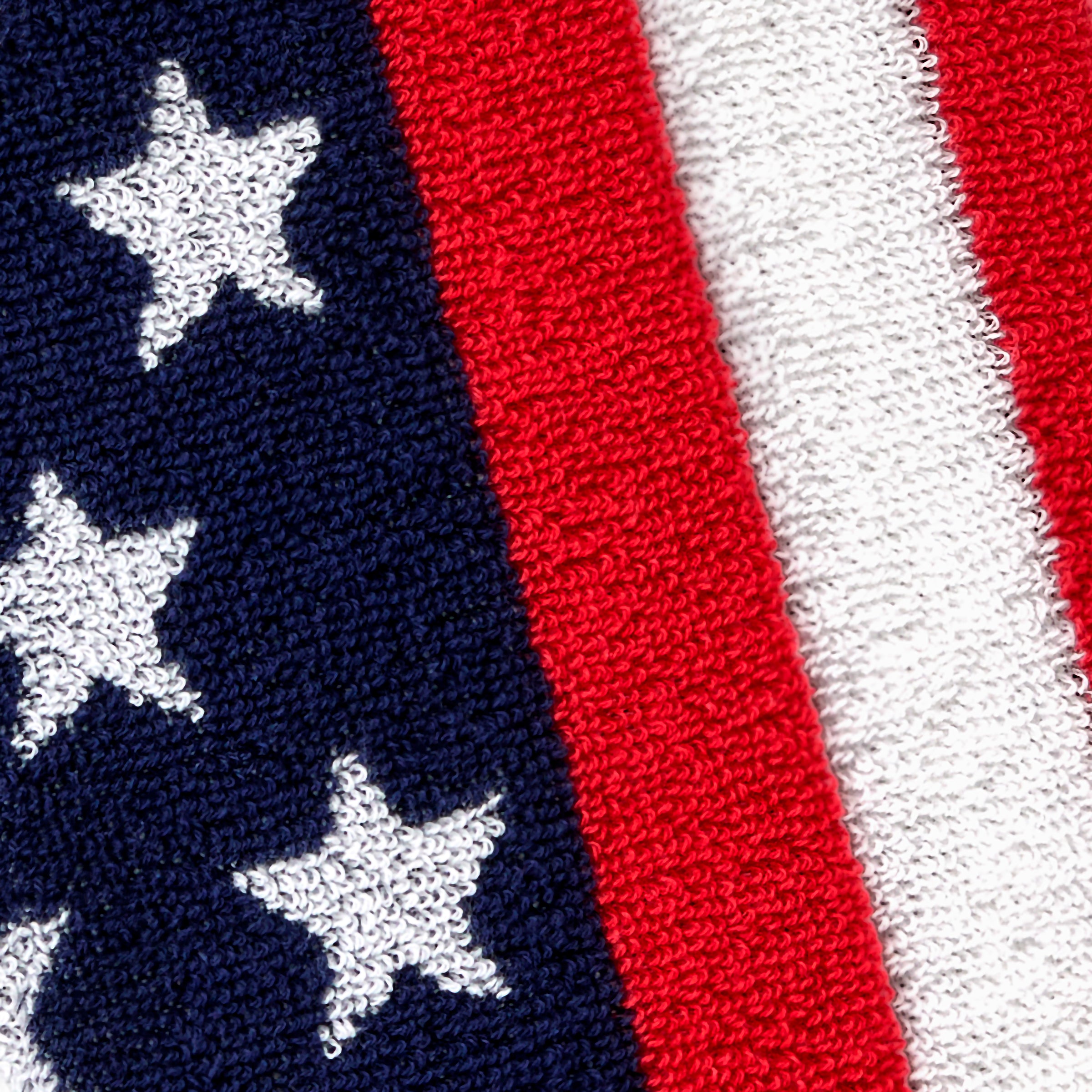 American Flag Jacquard Reversible 2-Piece Hand Towel Set, Multi
