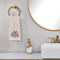 Autumn Wreath 2-Piece Hand Towel Set, Natural