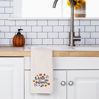 Autumn Wreath 2-Piece Hand Towel Set, Natural