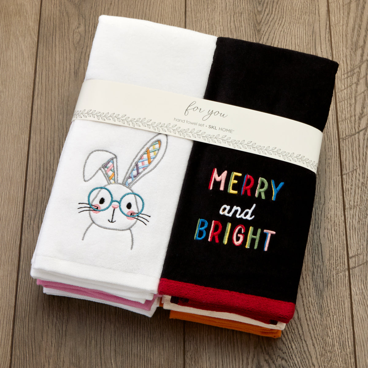 Celebrations 6-Piece Hand Towel Set, Assorted