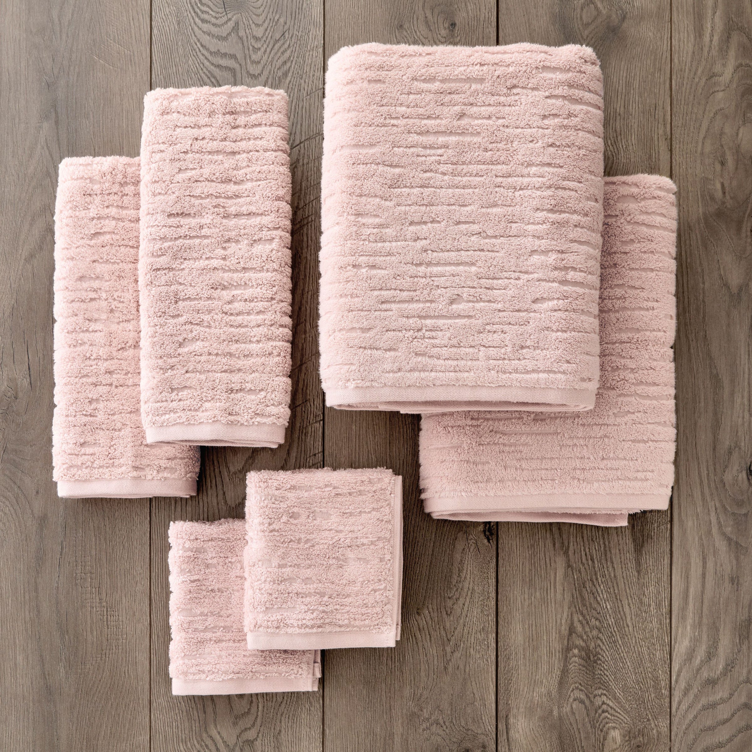 CloudSoft Cotton Luxury Bath Towel, Blush