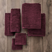 CloudSoft Cotton Luxury 6-Piece Towel Set, Bordeaux