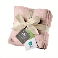 CloudSoft Cotton Luxury 4-Piece Washcloth Set, Blush