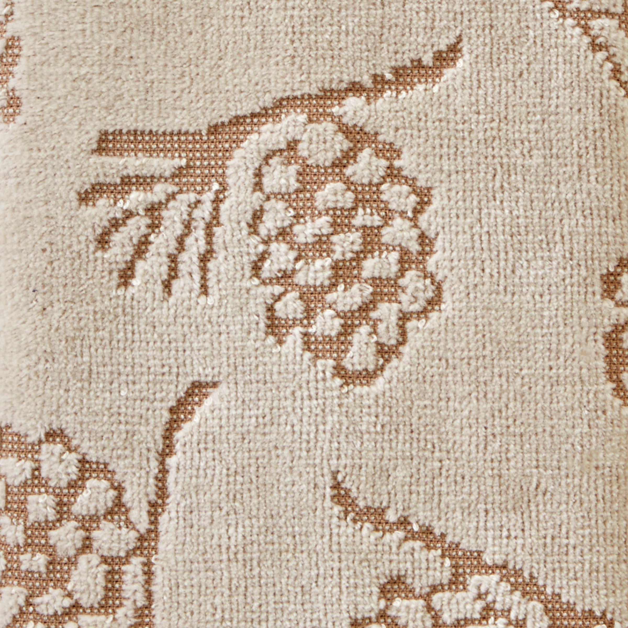 Pinecone Jacquard 4pc Bath & Hand Towel Set, Wheat