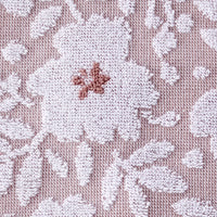 Floral Jacquard 2-Piece Hand Towel Set, Dusty Rose