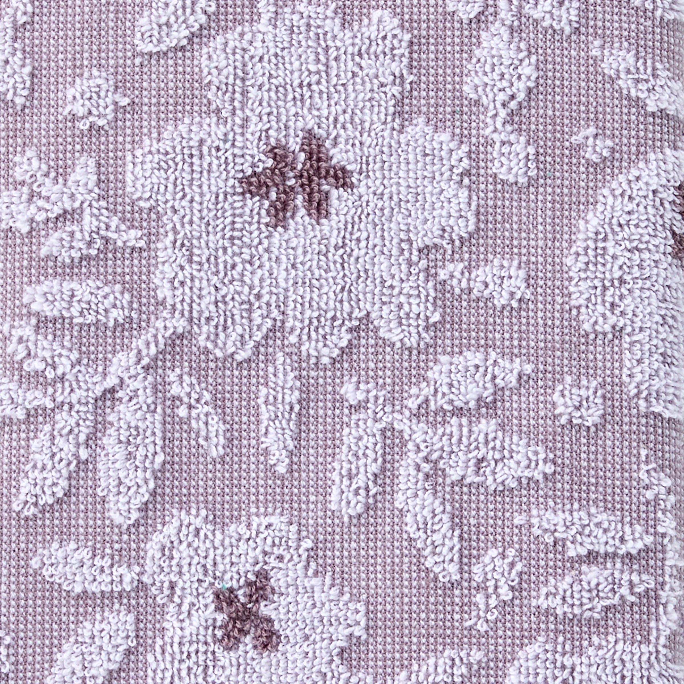 Floral Jacquard 2-Piece Hand Towel Set, Lavendar