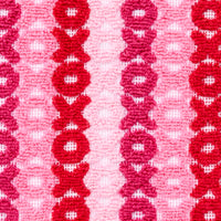 XOXO Jacquard 2-Piece Hand Towel Set, Pink