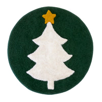 Mod Tree Bath Rug, Evergreen