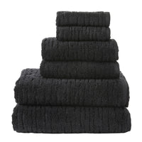 CloudSoft Cotton Luxury 6-Piece Towel Set, Slate