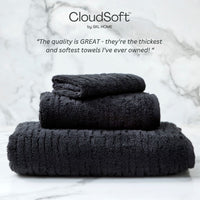 CloudSoft Cotton Luxury Bath Towel, Slate