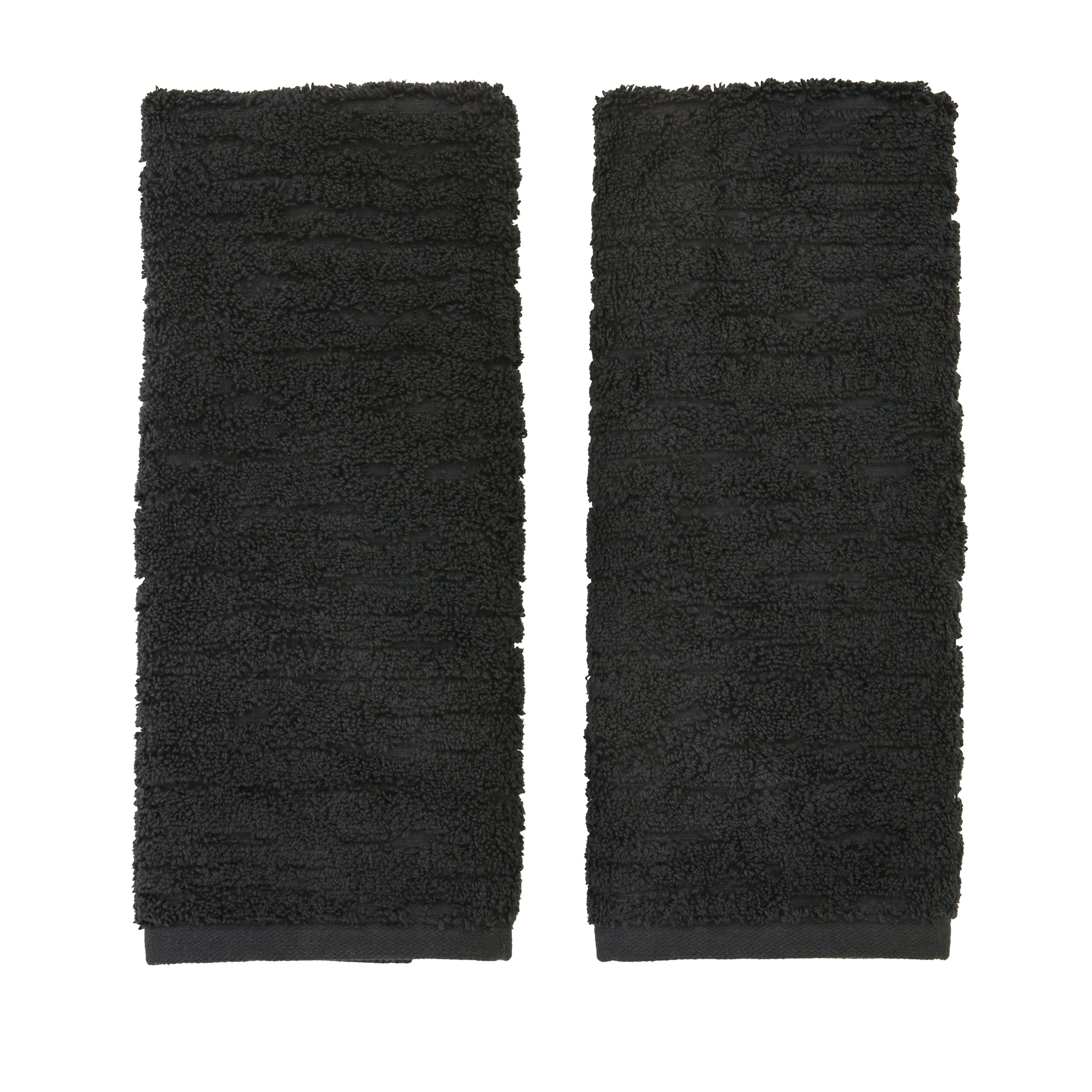 CloudSoft Cotton Luxury 2-Piece Hand Towel Set, Slate