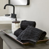CloudSoft Cotton Luxury 4-Piece Washcloth Set, Slate