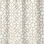 Vern Yip by SKL Home Bamboo Lattice Fabric Shower Curtain, 70"x96", Natural