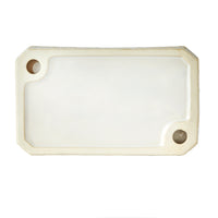 Vern Yip by SKL Home Bamboo Lattice Vanity Tray, White/Ecru