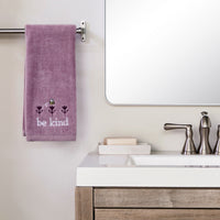 Bee Kind 2-Piece Hand Towel Set, Lavender