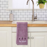 Bee Kind 2-Piece Hand Towel Set, Lavender