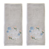 Be Joyful In Hope 2-Piece Hand Towel Set, Gray