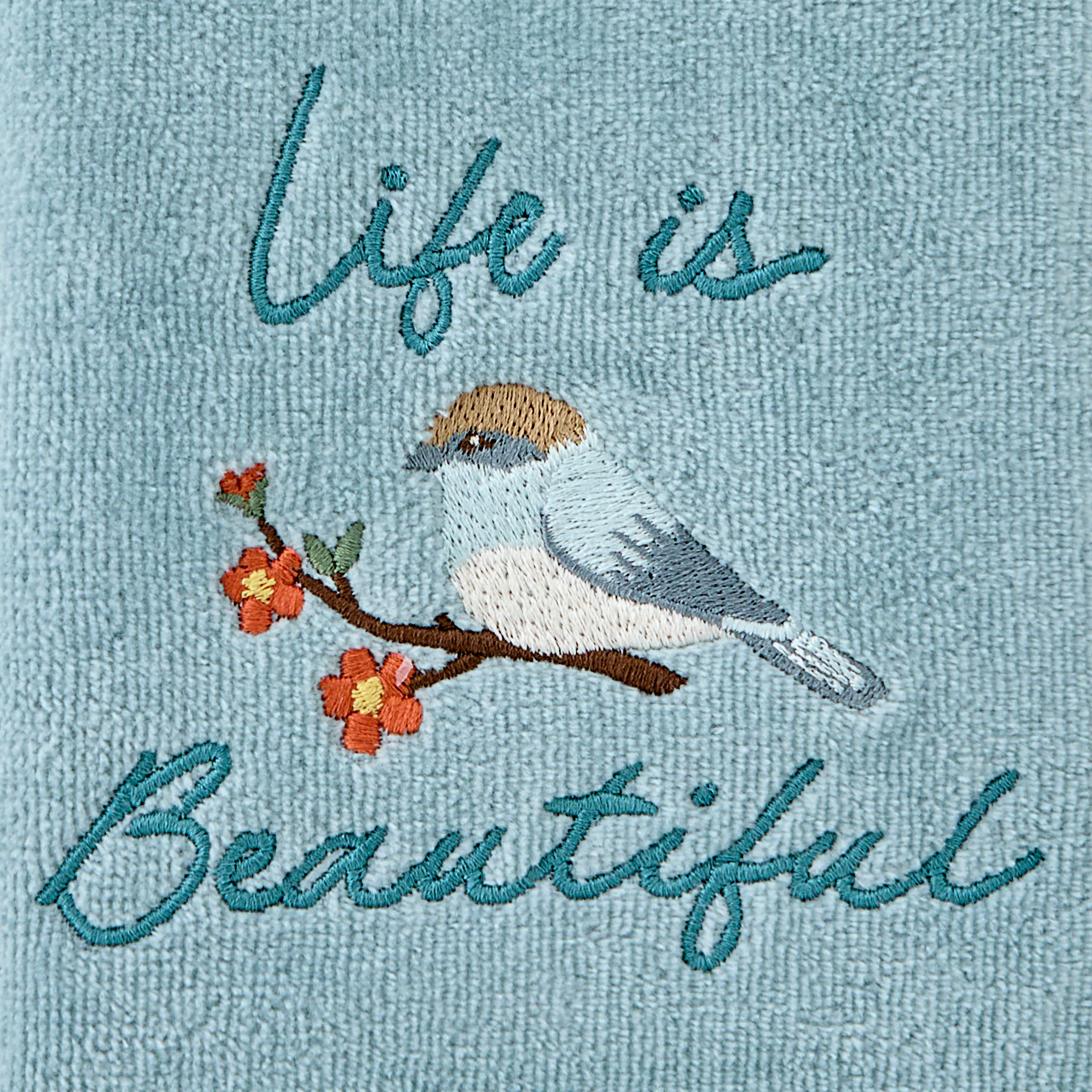 Beautiful 2-Piece Hand Towel Set, Aqua
