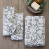 Bedford Floral Jacquard Bath Towel, Sage