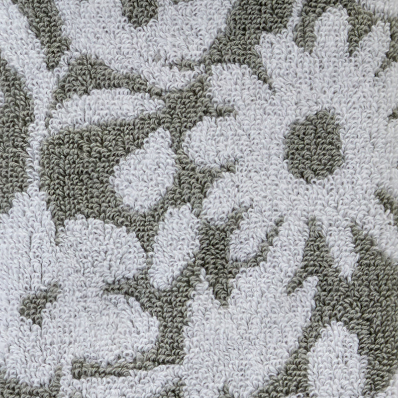 Bedford Floral Jacquard 2-Piece Hand Towel Set, Sage