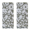 Bedford Floral Jacquard 2-Piece Hand Towel Set, Sage
