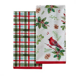 Berry Cardinal 2-Piece Dish Towel Set, Multi