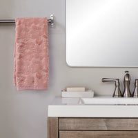Blossom Floral 2-Piece Hand Towel Set, Blush