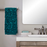 Blossom Floral 2-Piece Hand Towel Set, Spruce