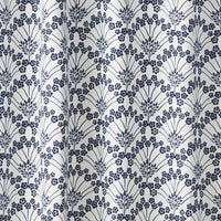 Vern Yip by SKL Home Boho Floral Fabric Shower Curtain, Blue/White