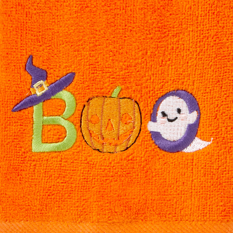 Boo 2-Piece Hand Towel Set, Orange