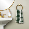 Buffalo Plaid/Deer Spruce 2-Piece Hand Towel Set, Spruce