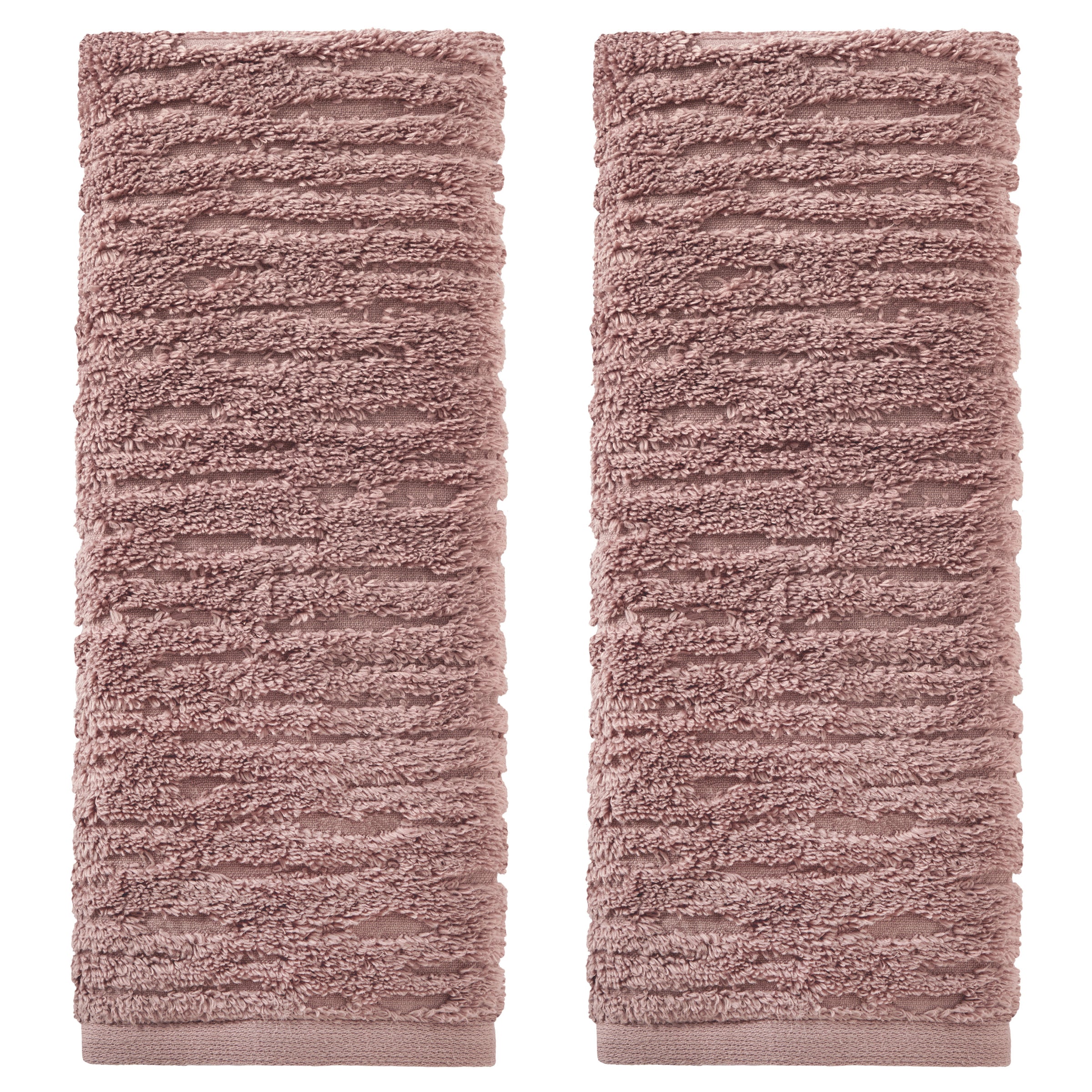 CloudSoft Cotton Luxury 2-Piece Hand Towel Set, Clay