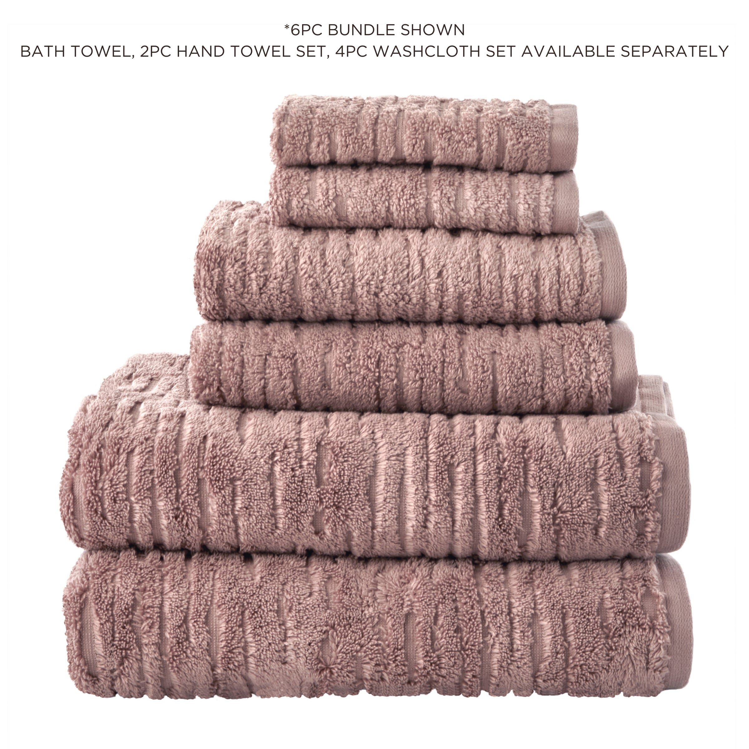 CloudSoft Cotton Luxury Bath Towel, Clay