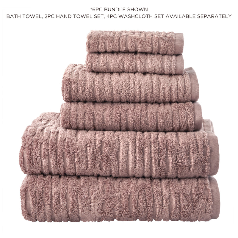 CloudSoft Cotton Luxury Bath Towel, Clay