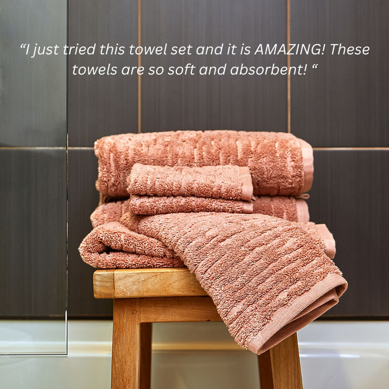 CloudSoft Cotton Luxury Bath Towel, Clay