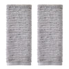 CloudSoft Cotton Luxury 2-Piece Hand Towel Set, Gray