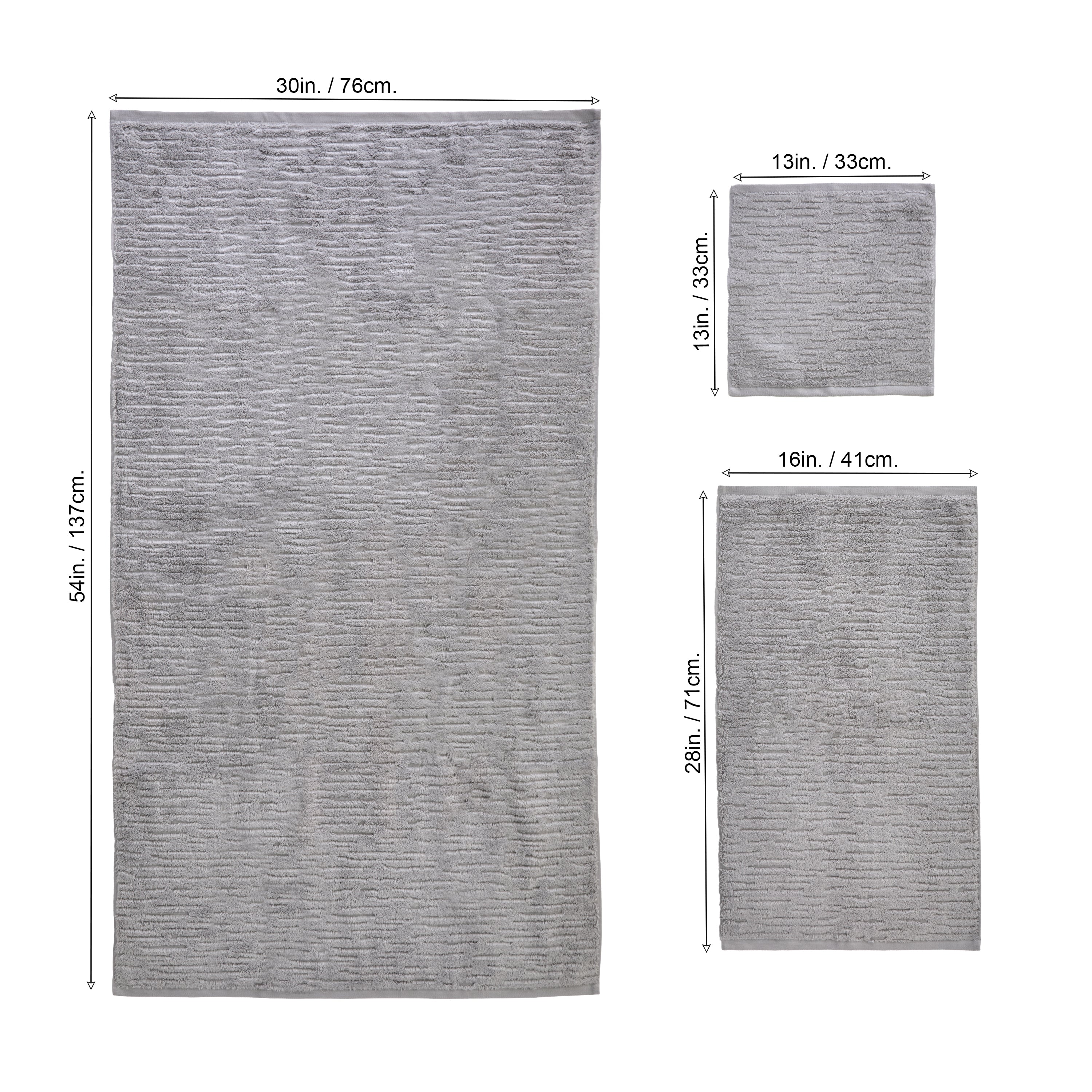 CloudSoft Cotton Luxury 6-Piece Towel Set, Gray – SKL Home