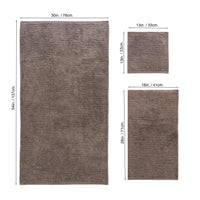 CloudSoft Cotton Luxury 6-Piece Towel Set, Mink